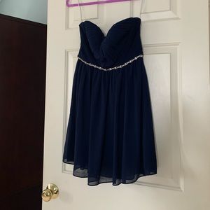 Beautiful short navy blue dress